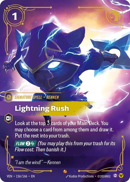 Lightning Rush - FOIL ★ Vendetta 156/166