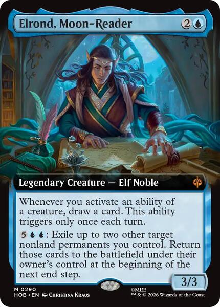 Elrond, Moon-Reader (Extended Art) - FOIL ★ The Hobbit 290