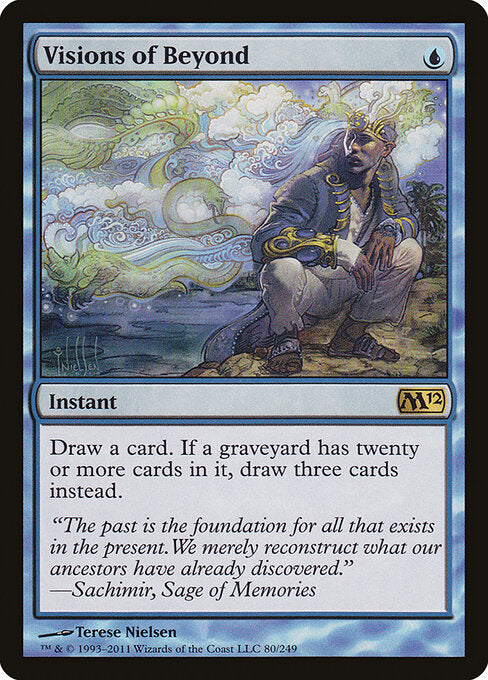 Visions of Beyond - FOIL ★ Magic 2012 M12 80/249 R (2011; Terese Nielsen)