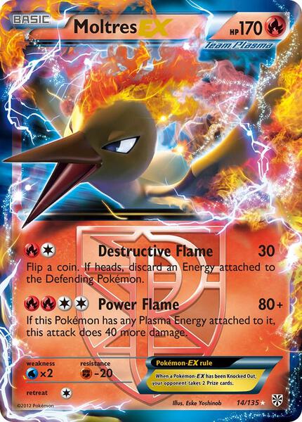 Moltres EX (Team Plasma) - FOIL ★ Plasma Storm 14/135
