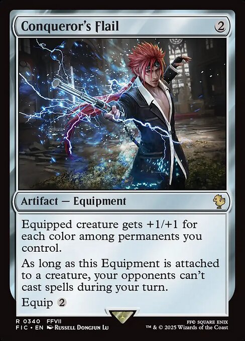 Conqueror's Flail (Surge Foil) - FOIL ★ Commander: FINAL FANTASY 340