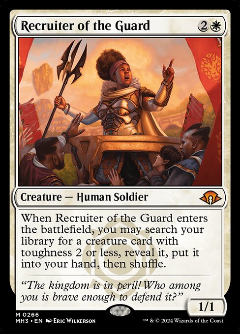 Recruiter of the Guard - Modern Horizons 3 MH3 0266 M (2024; Eric Wilkerson)