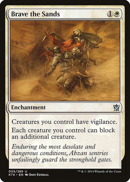 Brave the Sands - FOIL ★ Khans of Tarkir 5
