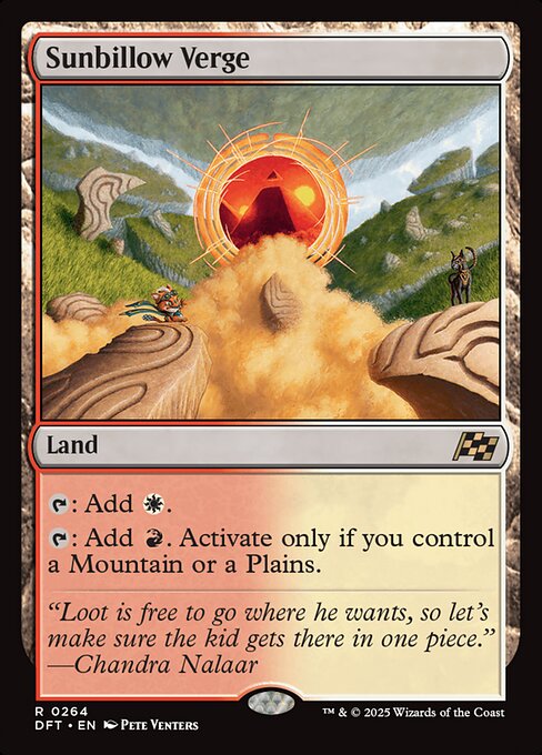 Sunbillow Verge — DFT (Near Mint)