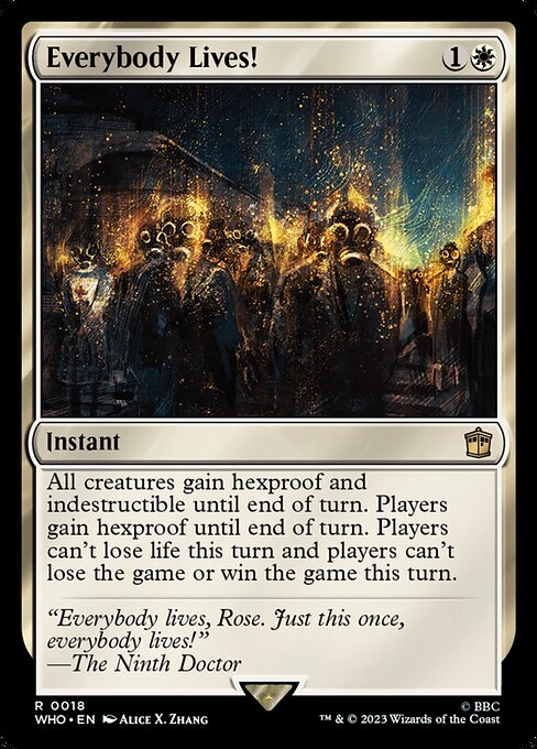 Everybody Lives! - FOIL ★ WHO 18
