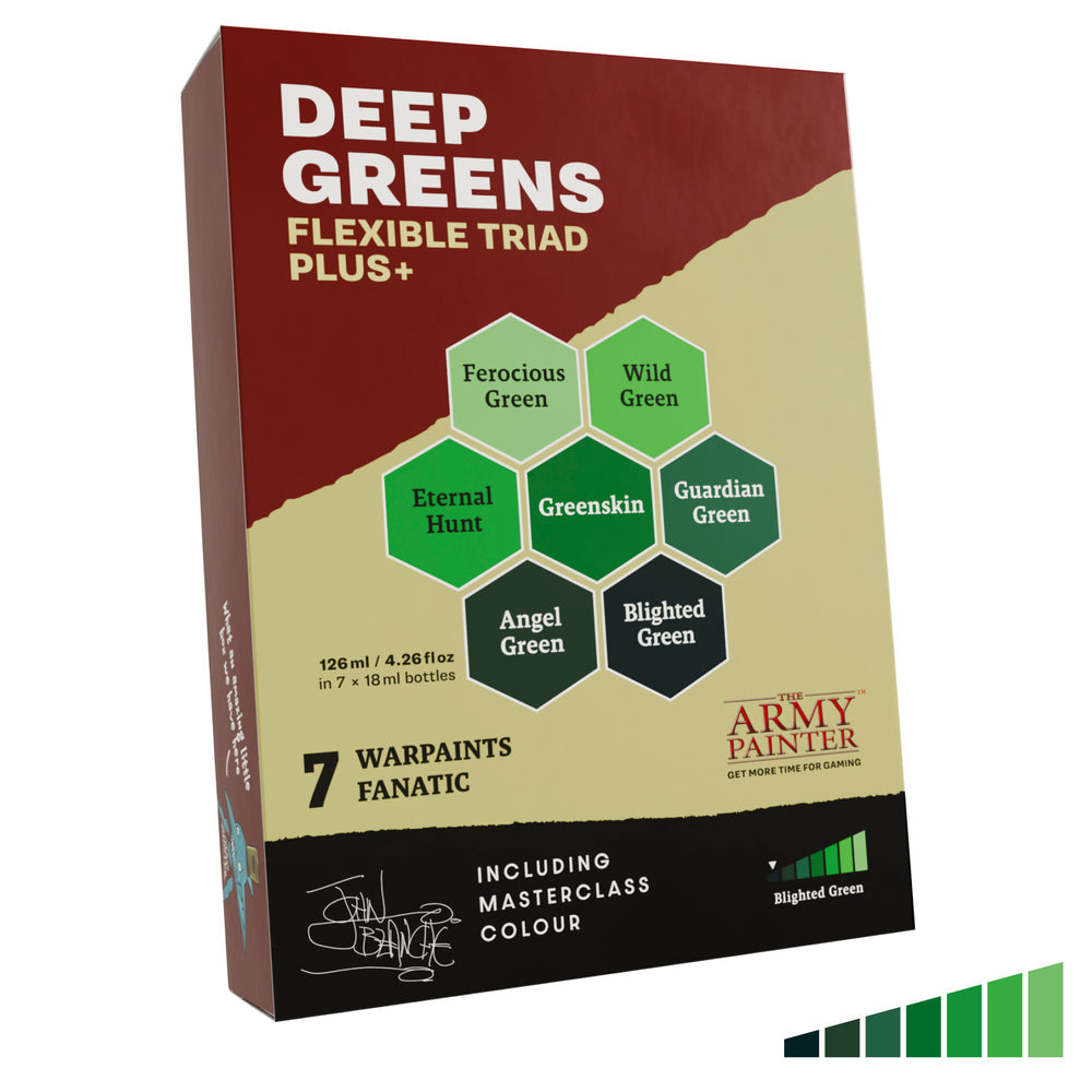 The Army Painter: Flexible Triad PLUS+: Deep Greens