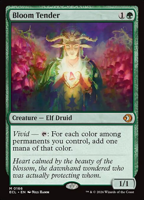 Bloom Tender - Lorwyn Eclipsed ECL M 0166 (2026; Nils Hamm art)