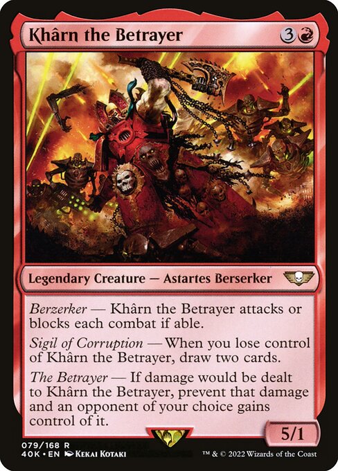 Kharn the Betrayer - 40K 079/168 (Warhammer 40,000 Commander) R