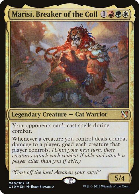 Marisi, Breaker of the Coil - FOIL ★ Commander 2019 C19 046/302 M (2019; Rudy Siswanto)
