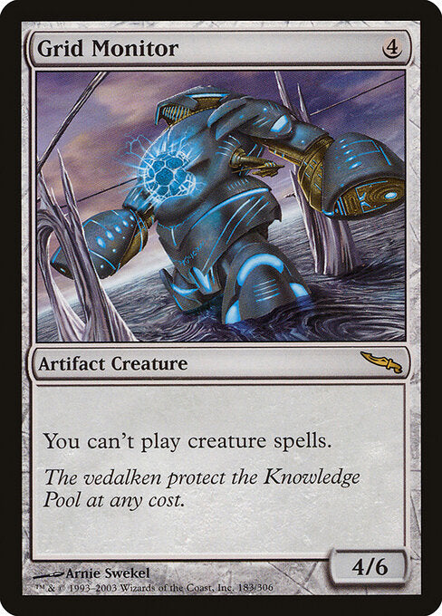Grid Monitor - FOIL ★ Mirrodin MRD 183/306 R