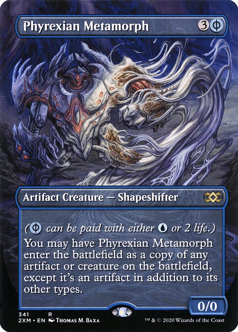 Phyrexian Metamorph - Double Masters 2XM 341 R (2020; Thomas M. Baxa)
