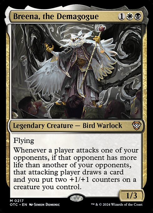 Breena, the Demagogue - OTC 0217 M (Outlaws of Thunder Junction Commander, 2024)