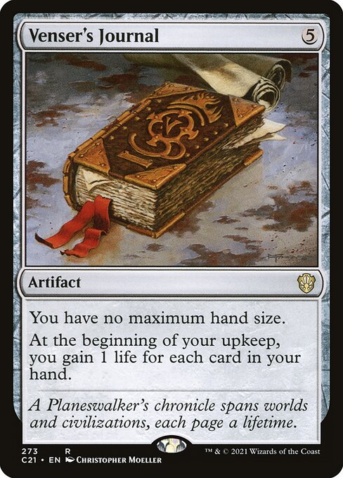 Venser's Journal - Commander 2021 C21 273 R