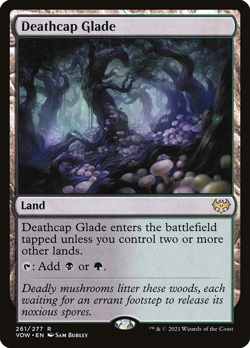 Deathcap Glade - Innistrad: Crimson Vow VOW 261/277 R (2021; Sam Burley)