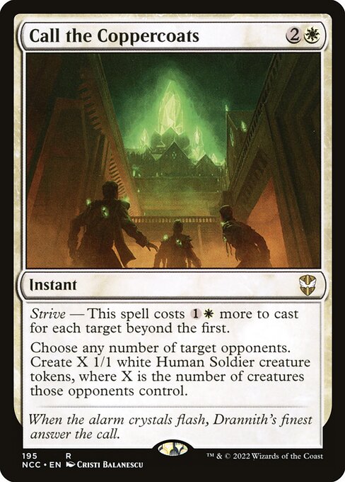 Call the Coppercoats - New Capenna Commander (NCC) 195