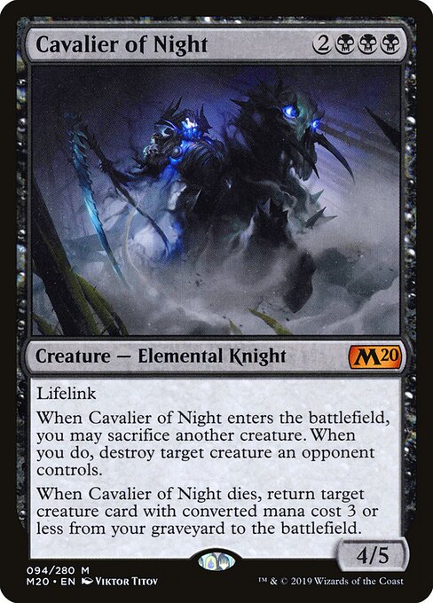 Cavalier of Night - Promo Pack: Core Set 2020 94