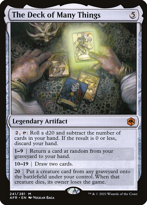 The Deck of Many Things — AFR