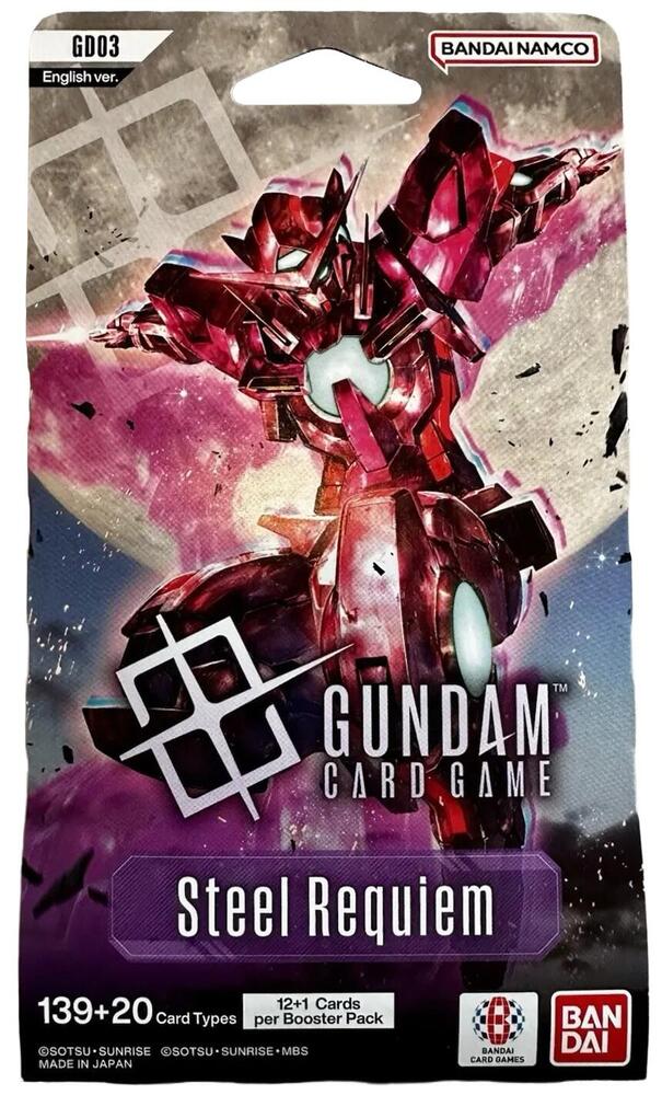 Gundam Card Game: Steel Requiem Sleeved Booster Pack