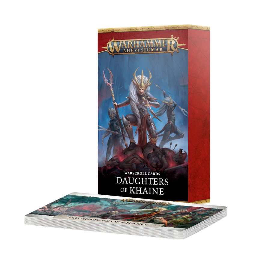 Daughters of Khaine Warscroll Cards