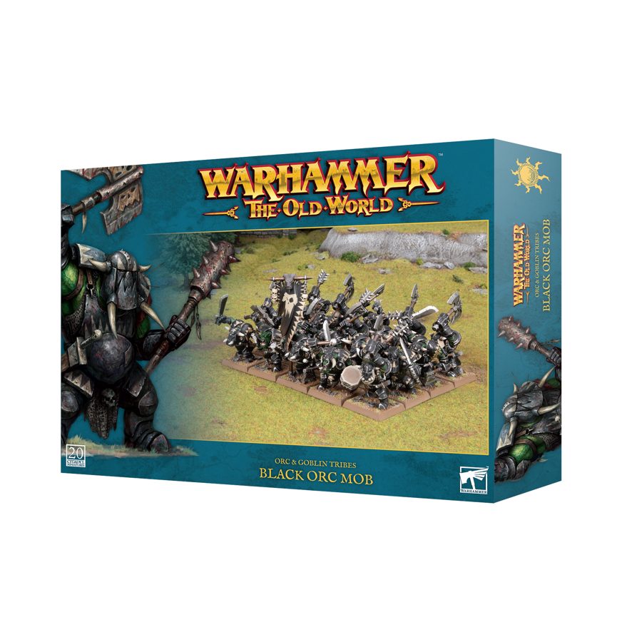 WHTOW Orc and Goblin Tribes Black Ork Mob