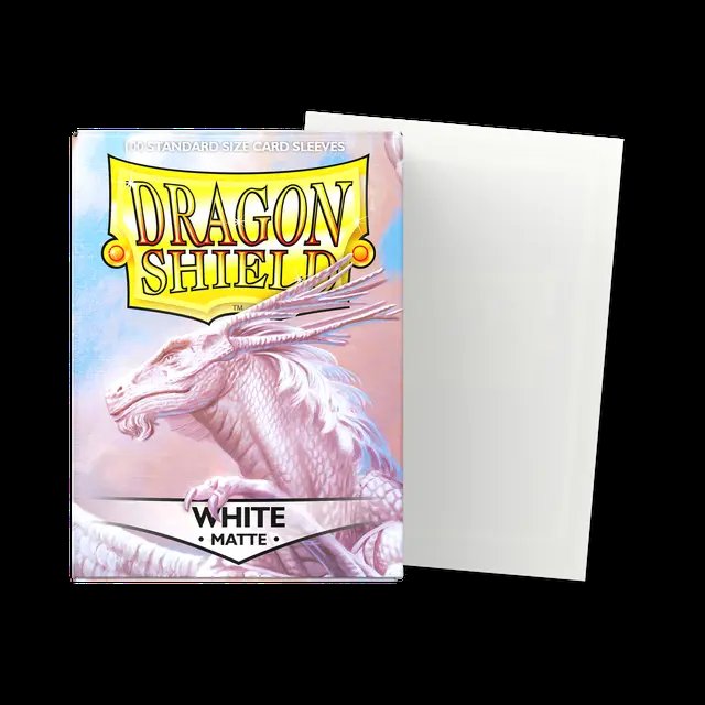 Dragon Shield: White Matte Sleeves (100)