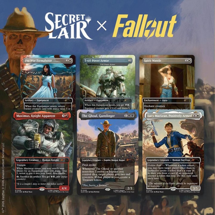 MTG: Secret Lair x Fallout, Beyond Vault 33