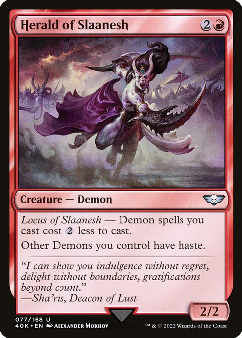 Herald of Slaanesh — 40K