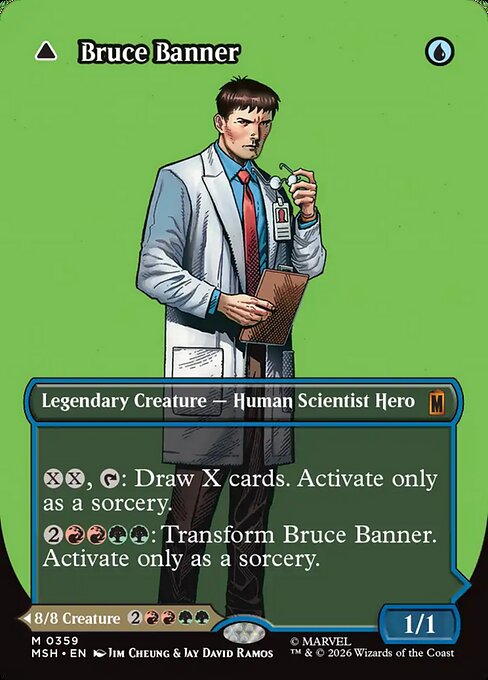Bruce Banner (Borderless) (0359) - Marvel Super Heroes