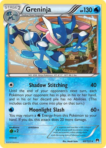 Greninja - XY - BREAKpoint 40/122