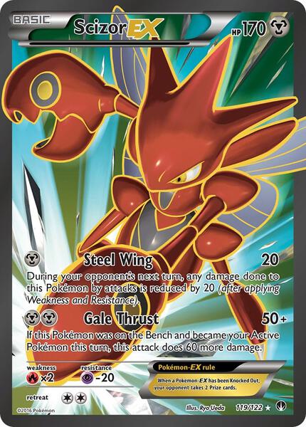 Scizor EX (Full Art) - FOIL ★ XY - BREAKpoint 119/122