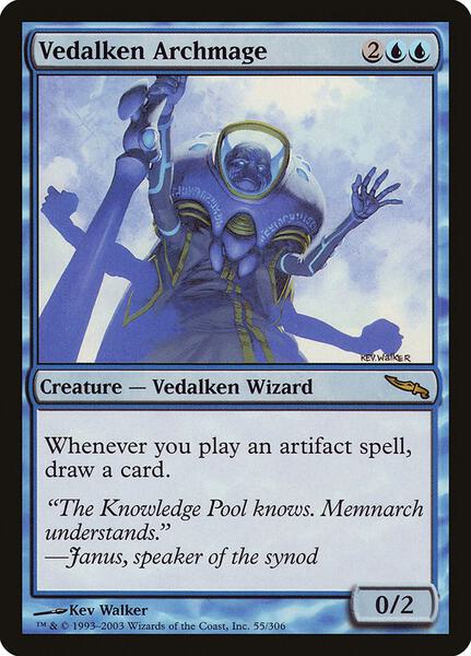 Vedalken Archmage - FOIL ★ Mirrodin 55