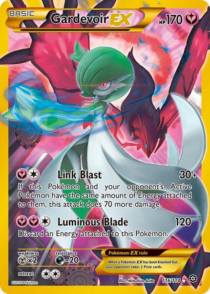 Gardevoir EX (Secret) - FOIL ★ XY - Steam Siege 116/114