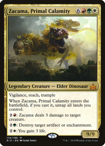 Zacama, Primal Calamity - Rivals of Ixalan 174