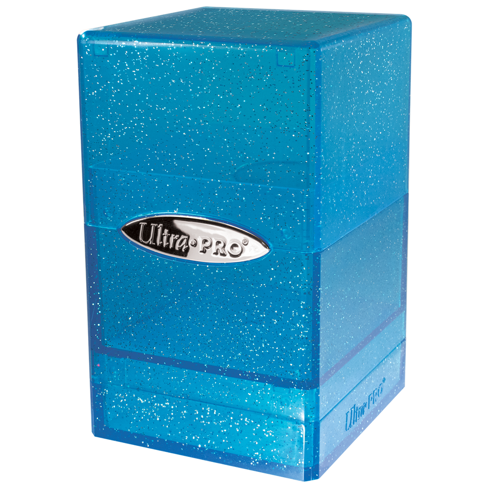 Ultra Pro: Deck Box Satin Tower Glitter Blue