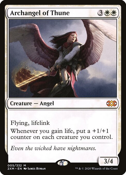 Archangel of Thune - Double Masters 2XM 005/332 M (2020; James Ryman)