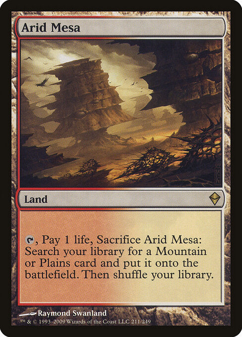 Arid Mesa - Zendikar ZEN 211/249