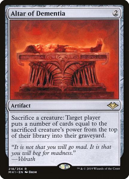 Altar of Dementia - Modern Horizons 218
