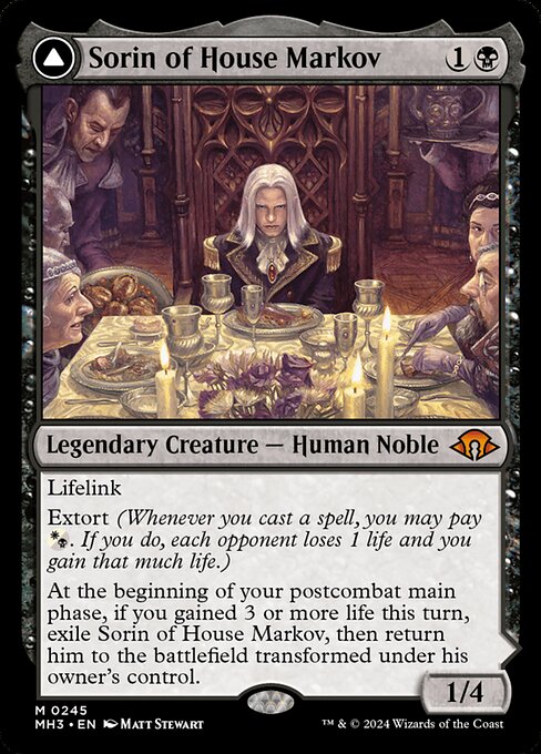 Sorin of House Markov // Sorin, Ravenous Neonate — MH3