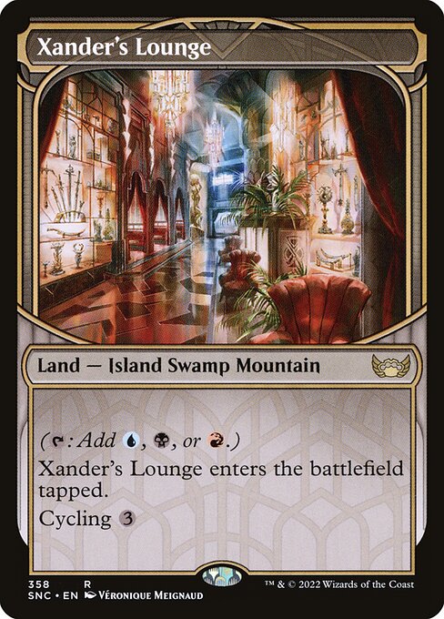 Xander's Lounge - Streets of New Capenna SNC 358 R (2022; Veronique Meignaud)