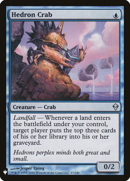 Hedron Crab - The List Reprints 47