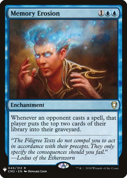 Memory Erosion - The List Reprints 45