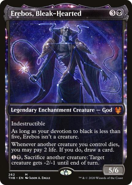 Erebos, Bleak-Hearted (Showcase) - Theros Beyond Death 262