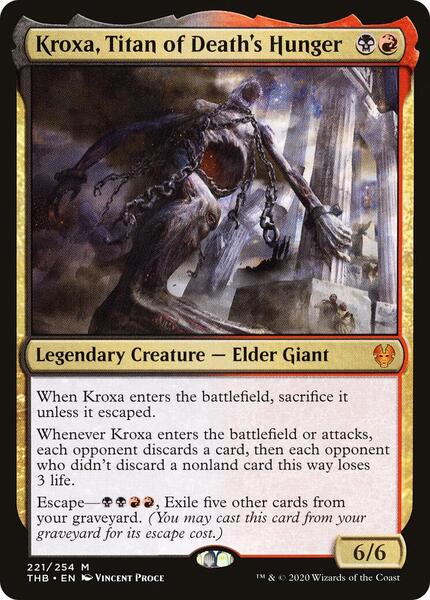 Kroxa, Titan of Death's Hunger - Theros Beyond Death 221