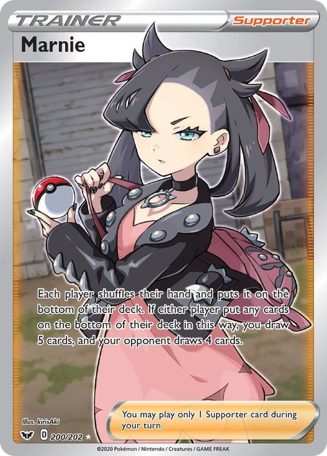 Marnie (Full Art) - SWSH01: Sword & Shield Base Set 200/202