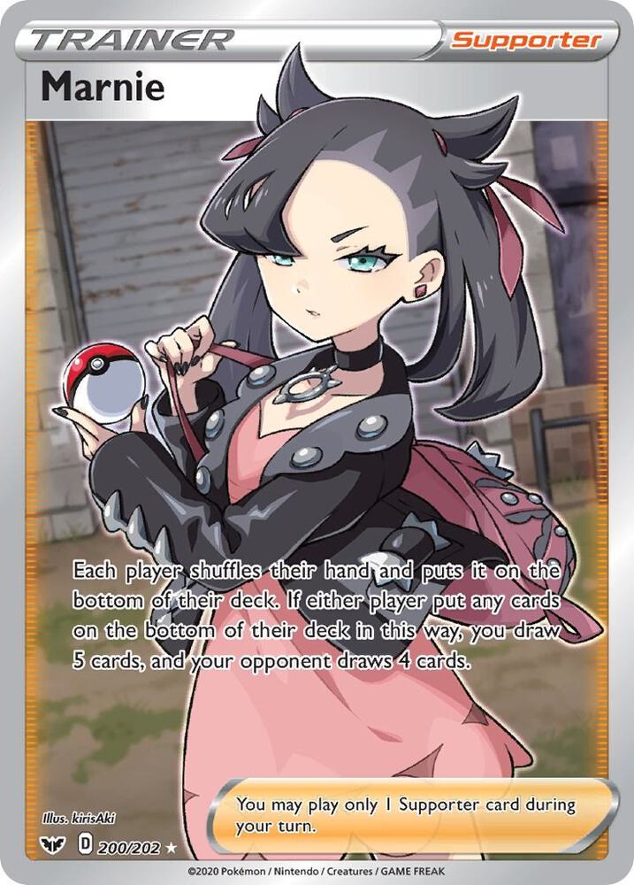 Marnie (Full Art) - SWSH01: Sword & Shield Base Set 200/202