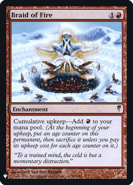 Braid of Fire - FOIL ★ The List Reprints 78