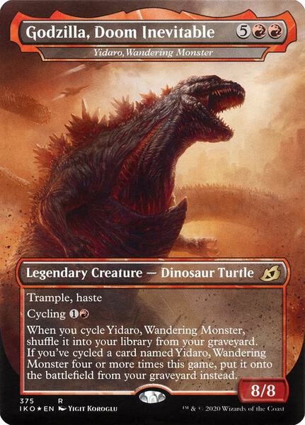Godzilla, Doom Inevitable - Yidaro, Wandering Monster - Ikoria: Lair of Behemoths 375