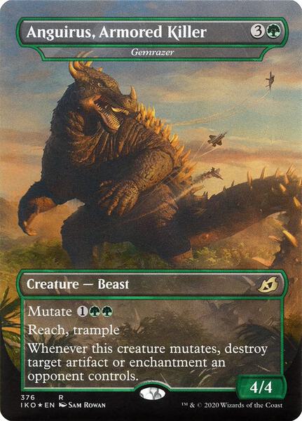 Anguirus, Armored Killer - Gemrazer - FOIL ★ Ikoria: Lair of Behemoths 376