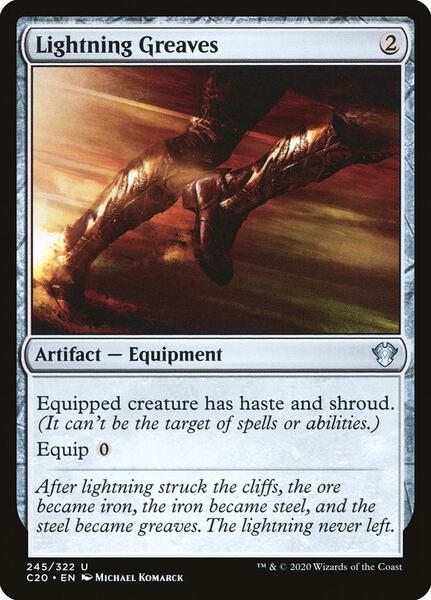 Lightning Greaves - Commander 2020 245