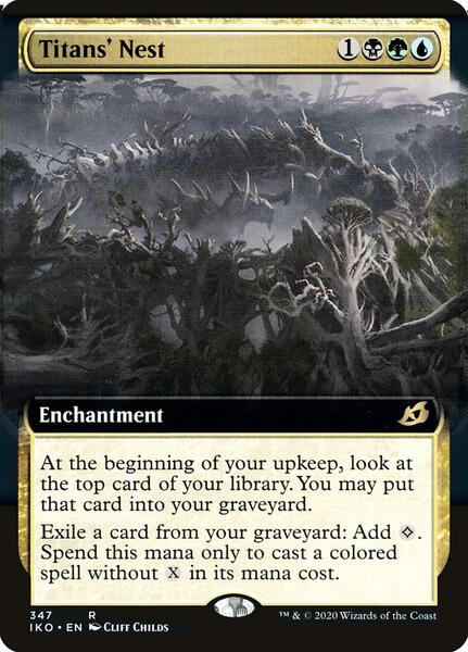 Titans' Nest (Extended Art) - FOIL ★ Ikoria: Lair of Behemoths 347